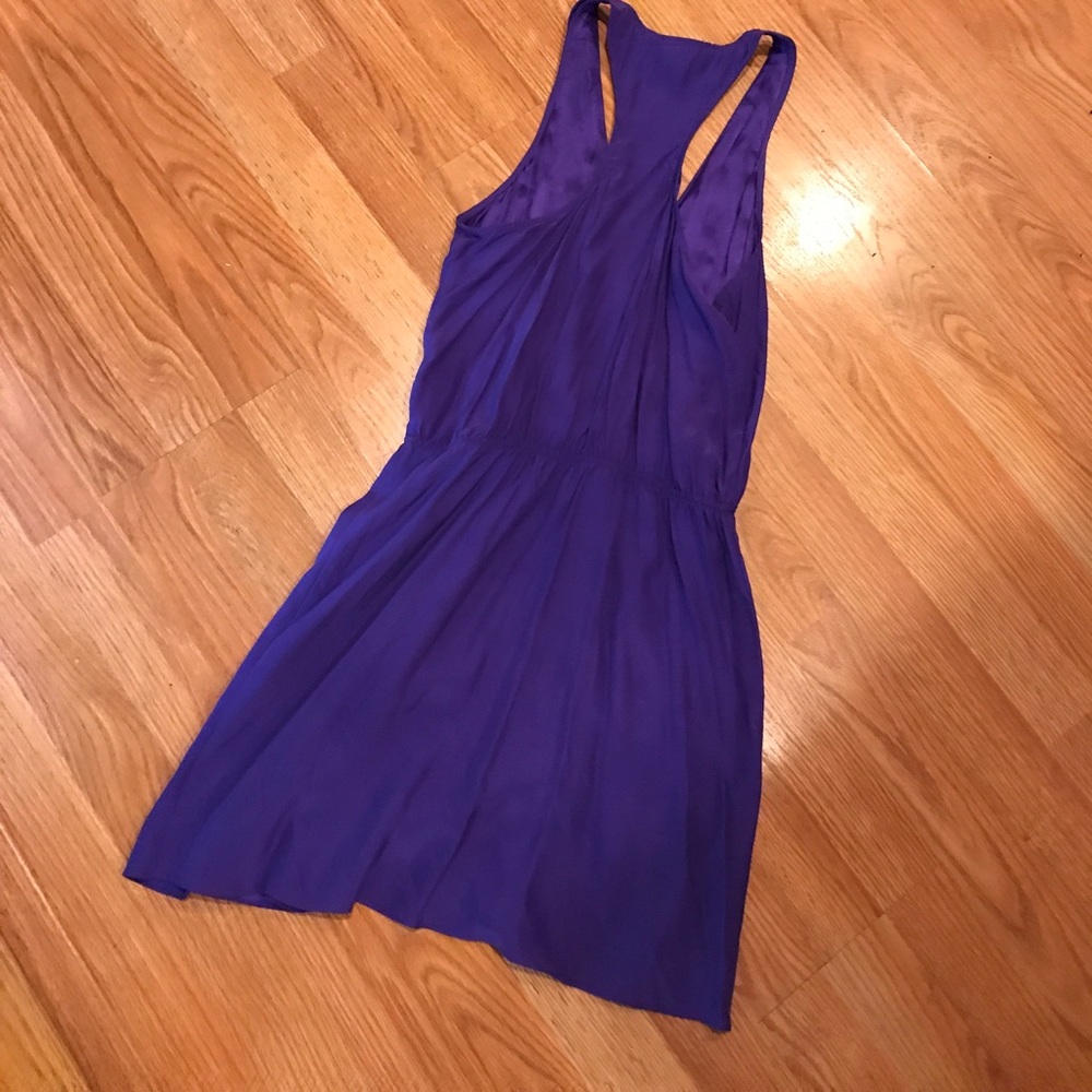 Parker Purple Sleeveless Mini Dress - Picture 5 of 5